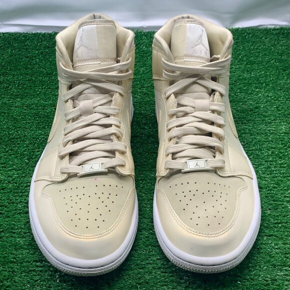 Nike Air Jordan 1 Mid Lemon Yellow Women's Size 9.5 No Box CK6587-200 - Picture 3 of 8